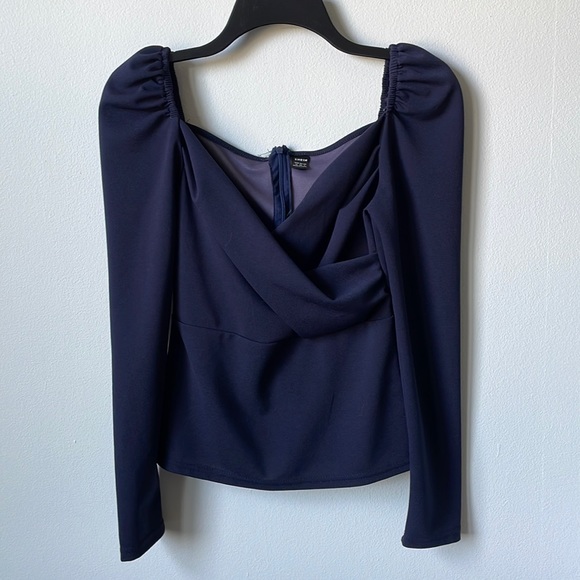 Navy Blue Blouse - Picture 1 of 2